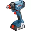 Aku rázový utahovák 2x1,5Ah Bosch GDX 180-LI + GSR 180-Li 0.601.9G5.222