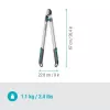 Nůžky na větve EasyCut L, dvoubřité, ideální pro čerstvé dřevo Gardena 12031-20