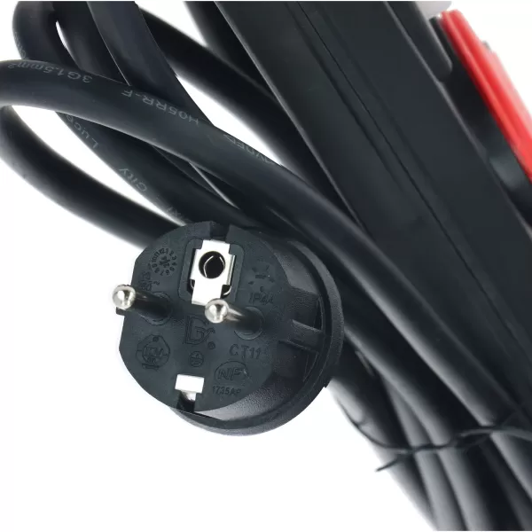 Kabel produžovací 3m, 5z, vypínač, ochrana Draumet D346-05