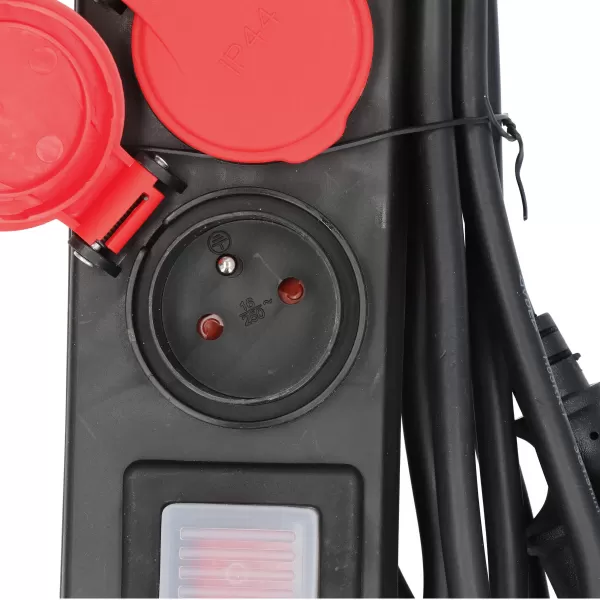 Kabel produžovací 3m, 3z, vypínač, ochrana Draumet D346-04