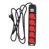 Kabel produžovací 3m, 5z, vypínač, ochrana Draumet D346-05