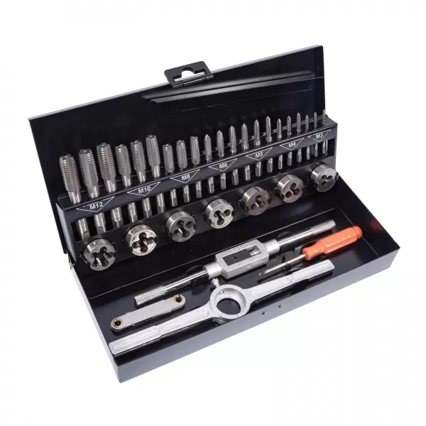 Sada závitníků a závitových oček 32 dílů M3-M12 STAVTOOL P19182