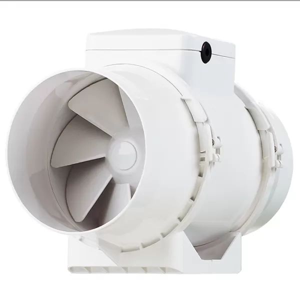 Výkonný plastový potrubní ventilátor 97mm DALAP AP 100 Z