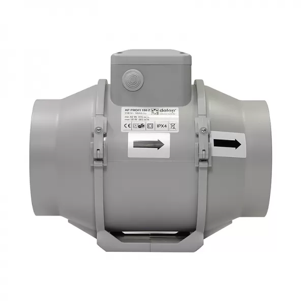 Výkonný potrubní ventilátor 148mm DALAP AP PROFI 125 Z