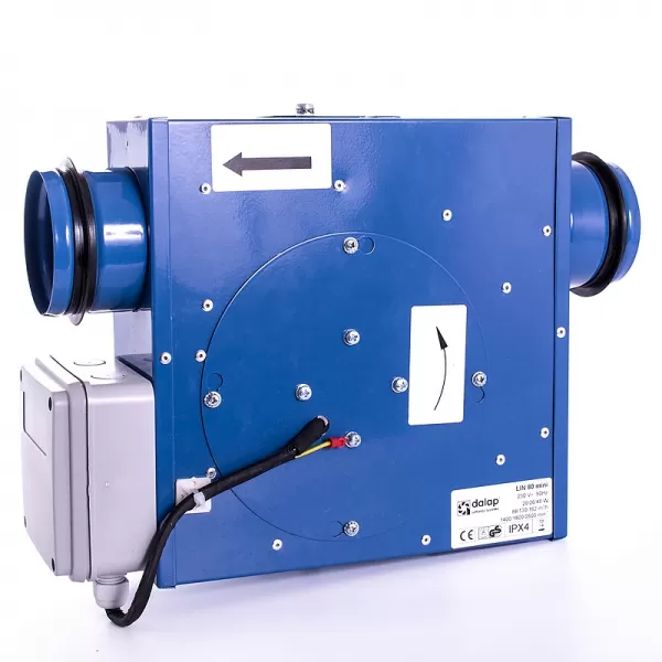 Malý kovový ventilátor 79mm DALAP LIN 80 mini