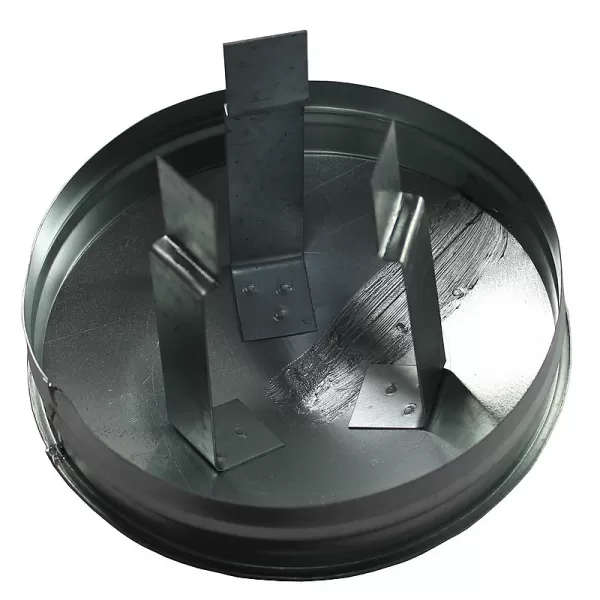 Stříška protidešťová z pozinkovaného plechu k zakončení vzduch. Rozvodů, 80 - 125 mm DALAP PSA 080-125