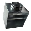 Připojovací box o rozměru 590 x 590 mm a s přírubou, 250 mm DALAP PLENUM BOX 250/590