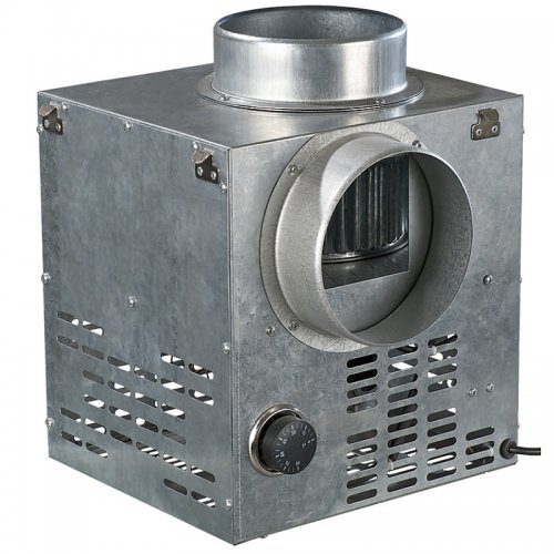 Krbový ventilátor s regulovatelným termostatem, 124mm DALAP FN 125