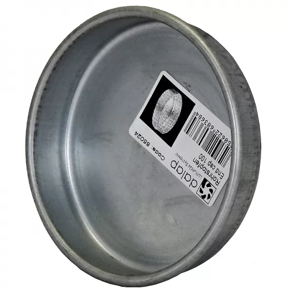 Záslepka z pozinkované oceli k ukončení vzduchovodů, 450 mm, vhodná do 100 °C DALAP END CAP 450