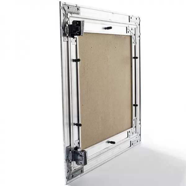 Revizní hliníková dvířka do sádrokartonu, zelená deska, 500 x 500 mm DALAP RDB 500x500