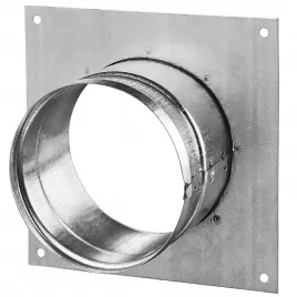 Příruba z pozinkované o oceli, 125 mm s rámečkem DALAP DFK 125