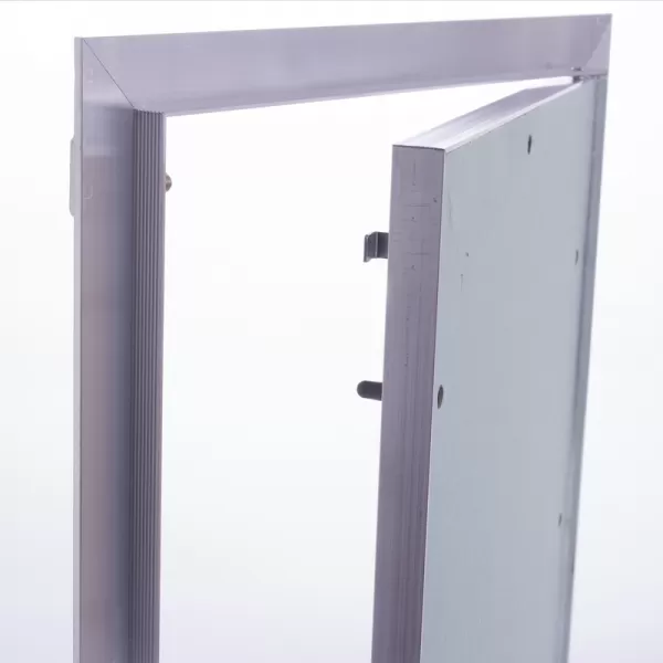 Revizní hliníková dvířka do sádrokartonu, zelená deska, 500 x 500 mm DALAP RDB 500x500