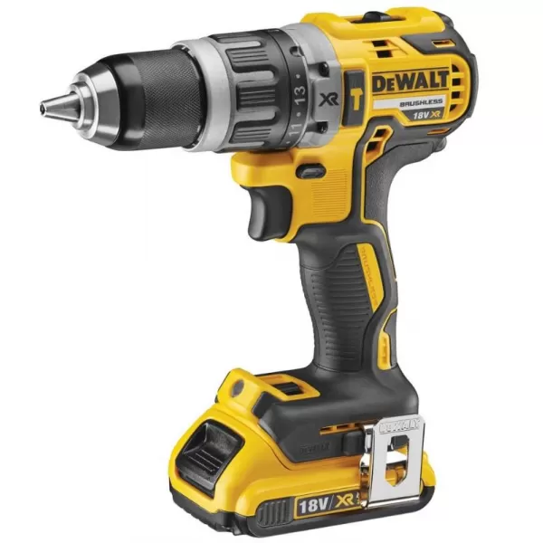 Aku bezuhlíková vrtačka s příklepem 18V XR Li-Ion 2x2,0Ah DeWALT DCD796D2