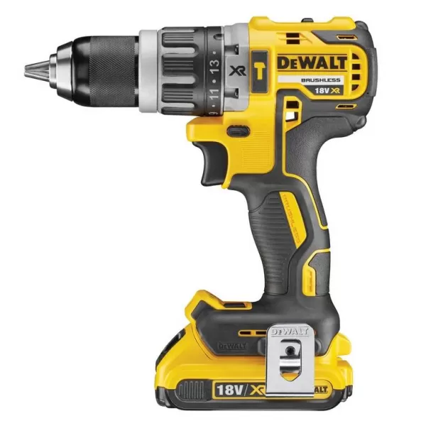 Aku bezuhlíková vrtačka s příklepem 18V XR Li-Ion 2x2,0Ah DeWALT DCD796D2