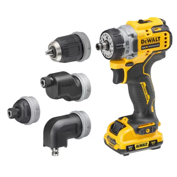 Aku bezuhlíková kombo sada nářadí 12V 2x3,0 Ah XR DeWALT DCK2101L2T