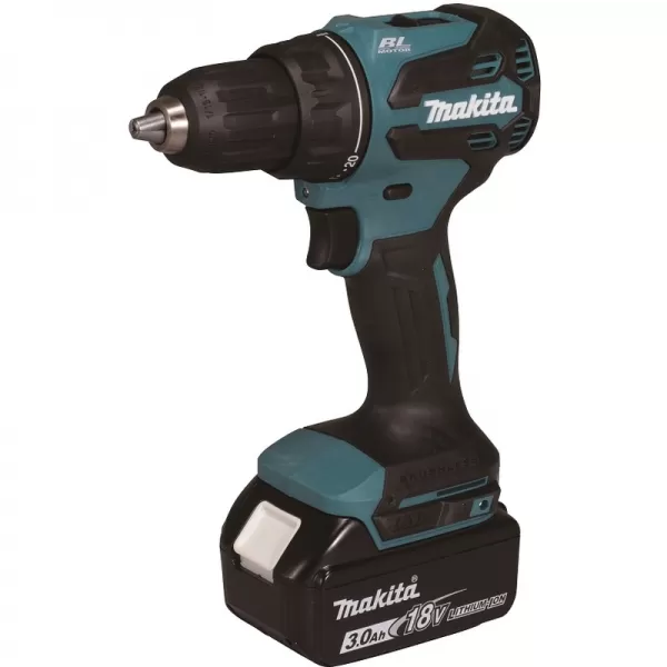 Aku bezuhlíkový šroubovák Li-ion LXT 18V 2x3,0 Ah Makpac Makita DDF490SFJ
