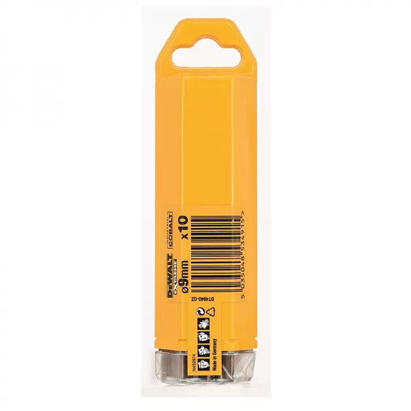 Vrták do kovu HSS-E COBALT 9×125mm (10ks) DeWALT DT4940