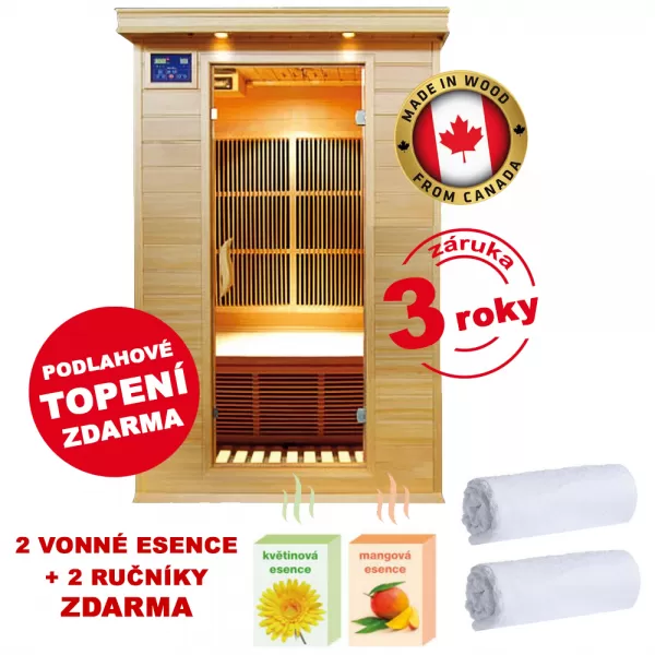 Infrasauna HealthLand DeLuxe 2002 Carbon
