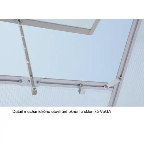 Zahradní skleník z polykarbonátu + základna zdarma VEGA 5000 STRONG-22