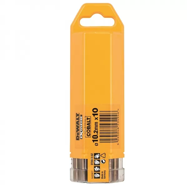 Vrták do kovu HSS-E COBALT 10,2×133mm (10ks) DeWALT DT4943
