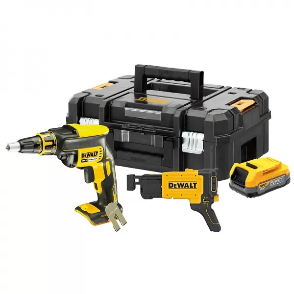 Aku šroubovák na sádrokarton 18 V Li-Ion 1x1,7Ah DeWALT POWERSTACK DCF620E1K