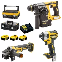 Kombo sada aku nářadí 18V 3x5,0 AhDeWALT DCK305P3T