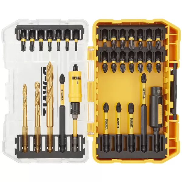32dílná sada bitů a vrtáků do kovu DeWALT DT70741T