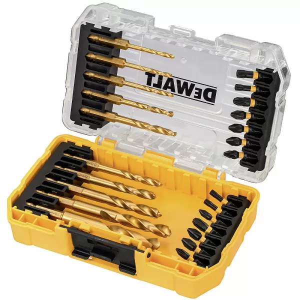 24dílná sada bitů a vrtáků do kovu DeWALT DT70748T