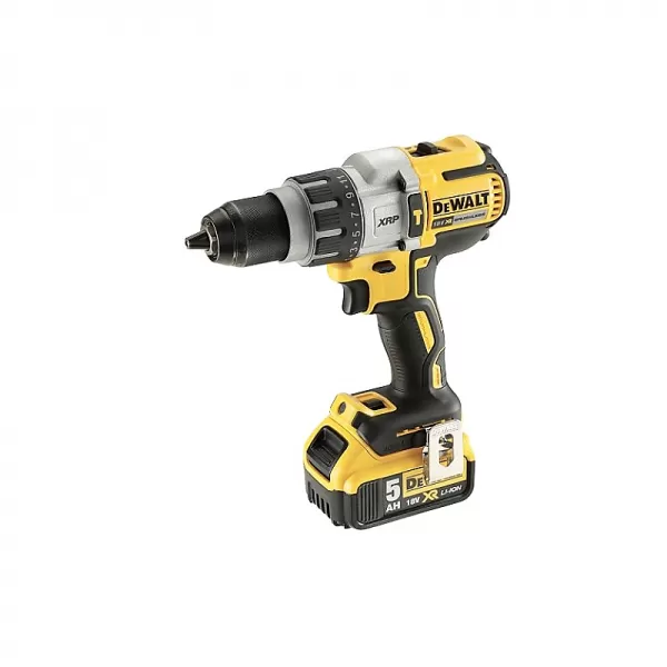 Aku třírychlostní příklepová vrtačka 2x 5,0Ah 18V DeWALT FLEXVOLT DCD996P2