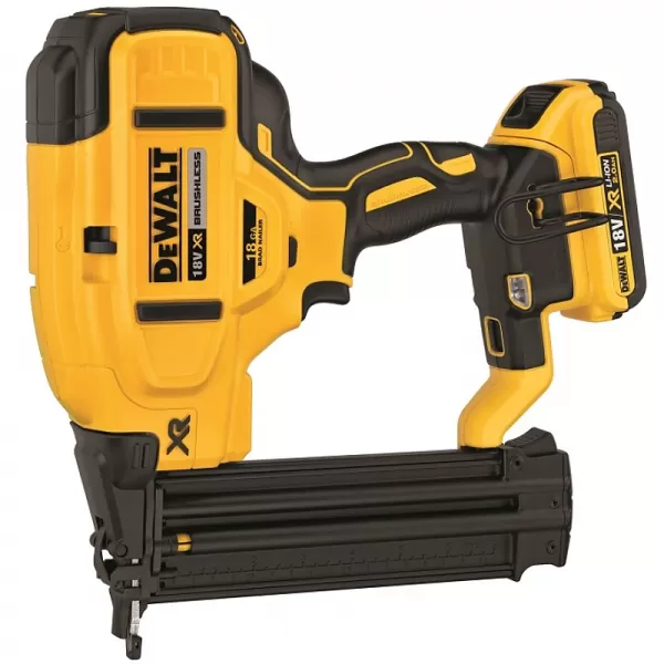 Aku bezuhlíková dokončovací hřebíkovačka 2x2,0Ah 18V DeWALT DCN680D2