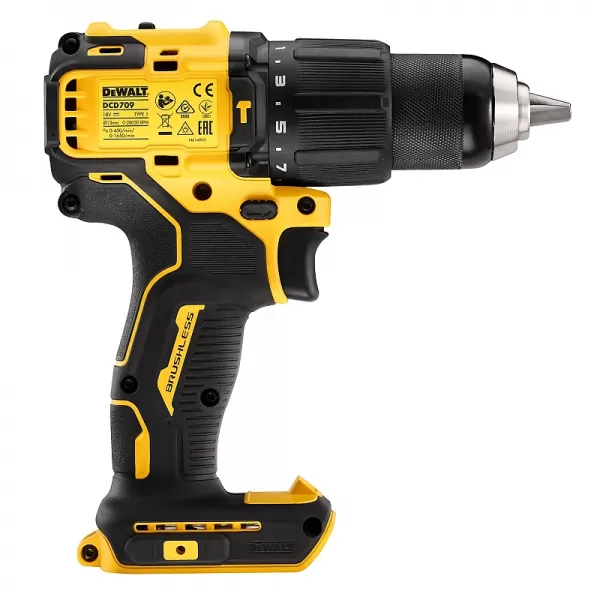 Aku příklepová vrtačka 18V 2x5,0Ah DeWALT DCD709P2T