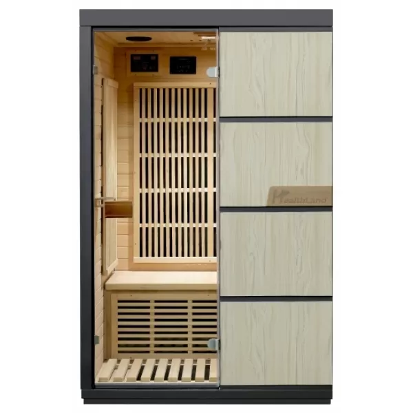 Infrasauna HealthLand DeLUXE 2222 Carbon BT