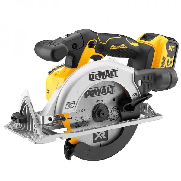 Aku kotoučová pila 165mm 18V 2x5,0Ah DeWALT DCS565P2