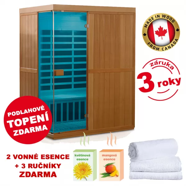Infrasauna DeLUXE 3300 Carbon-BT