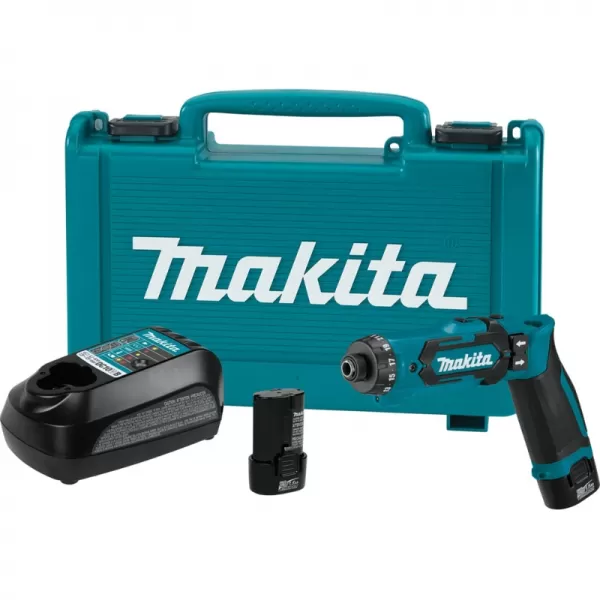 Aku vrtací šroubovák Li-ion 7,2V 2x1,5Ah Makita DF012DSE