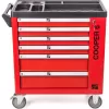 Dílenský vozík G21 Cooper 6, červený 6350403