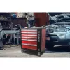 Dílenský vozík G21 Cooper 6, černo-červený 6350402