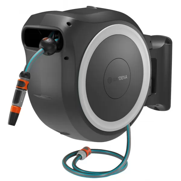 Aku nástěnný box na hadici PowerRoll XL 35 m, bílý - 18V 1x2,5Ah Gardena 118642-20