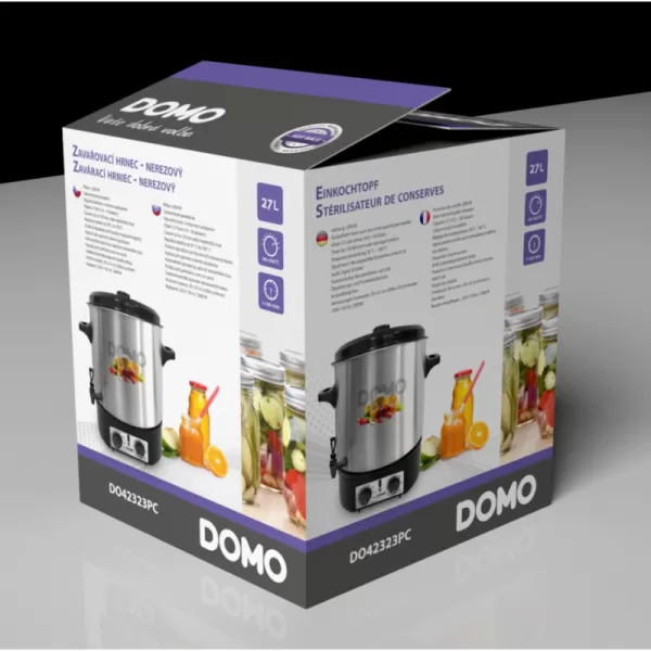 Zavařovací nerezový hrnec poloautomat DOMO DO42323PC