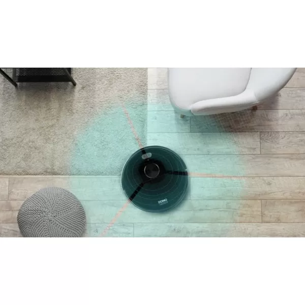 Robotický vysavač s čistící stanicí a mopem DOMO DO7298S