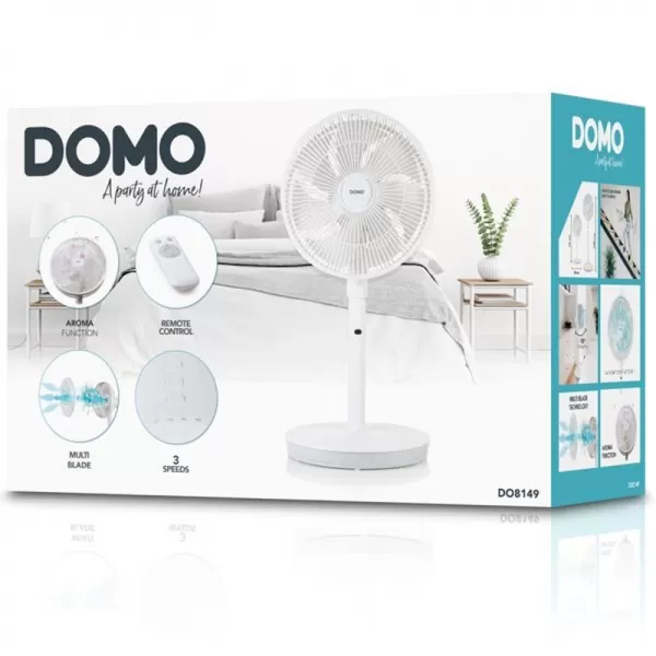 Stojanový ventilátor s dálkovým ovládáním DOMO DO8149