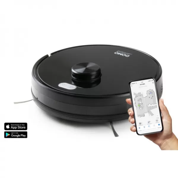 Robotický vysavač s čistící stanicí a mopem DOMO DO7298S