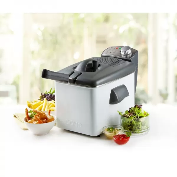 Fritéza nerezová bílá DOMO DO519FR