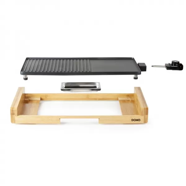 Elektrický stolní gril bambusový DOMO DO8311TP