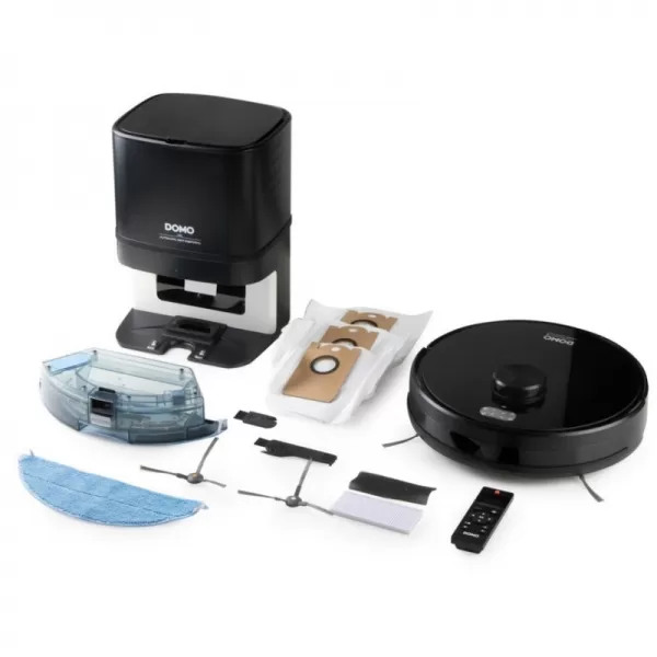 Robotický vysavač s čistící stanicí a mopem DOMO DO7298S