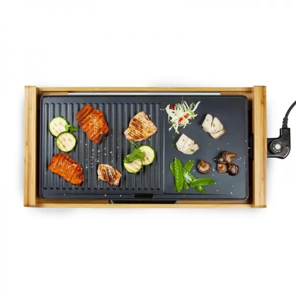 Elektrický stolní gril bambusový DOMO DO8311TP
