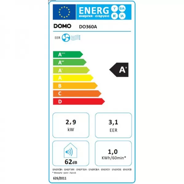Mobilní klimatizace 10000 BTU DOMO DO360A