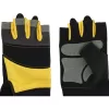 Pracovní černé rukavice s půl prsty DeWALT DPG213L