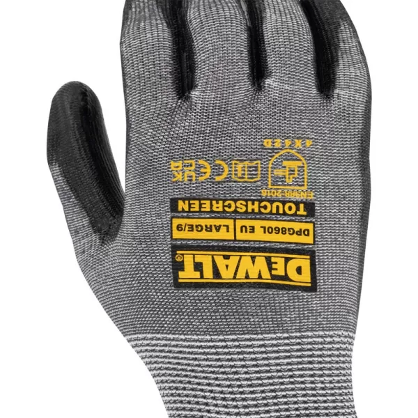 Pracovní protiprořezové rukavice dotykové DeWALT DPG860M