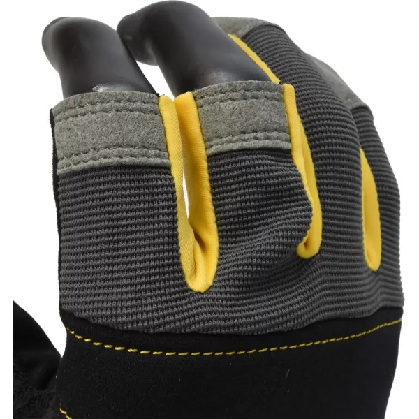 Pracovní černé rukavice na 3 prsty DeWALT DPG214L